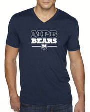 MPB STAFFWEAR - NEXT LEVEL RINGSPUN V NECK - ADULT