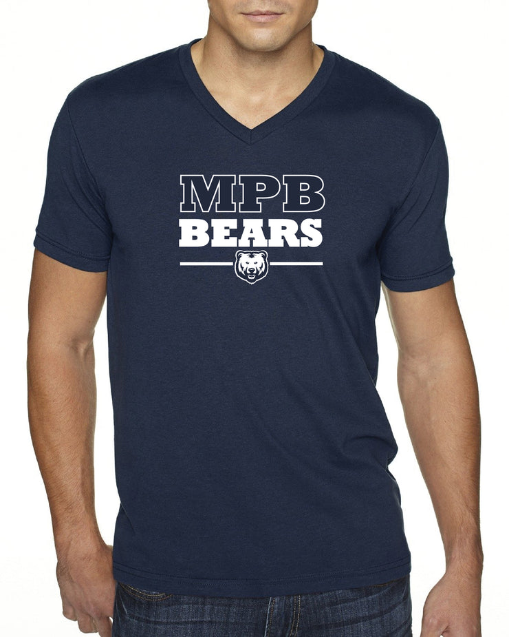 MPB STAFFWEAR - NEXT LEVEL RINGSPUN V NECK - ADULT