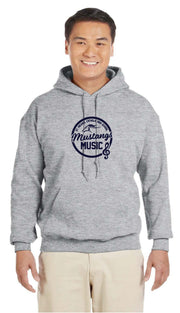 ST MICHAEL CATHOLIC HIGH SCHOOL MUSIC- YOUTH & ADULT - GILDAN COTTON HOODIE- CIRCLE LOGO