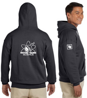 NOTRE DAME SCIENCE - BACK PRINT - GILDAN COTTON HOODIE - ADULT