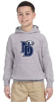 NOTRE DAME SPIRITWEAR - FULL ND PRINT - GILDAN HEAVY BLEND COTTON HOODIE - YOUTH