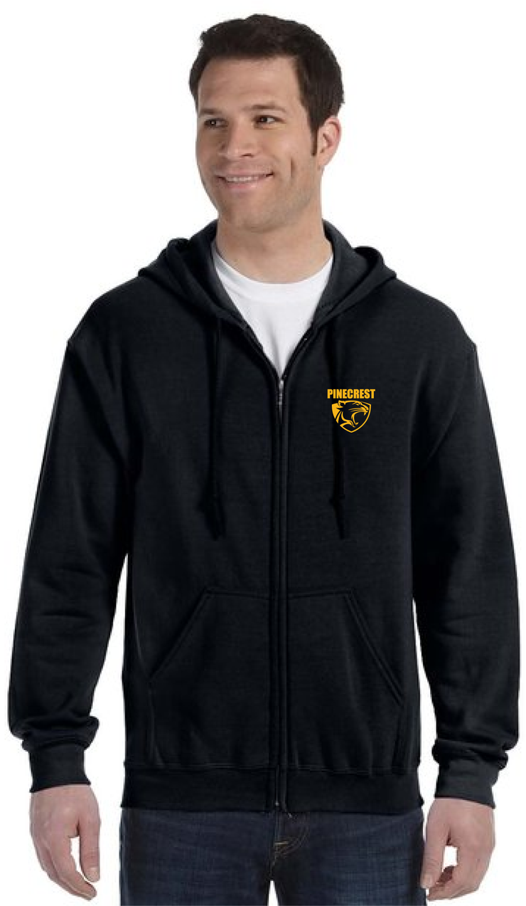 PINECREST STAFFWEAR - GILDAN HEAVY BLEND ZIPPED HOODIE - ADULT