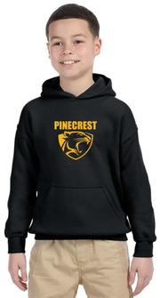 PINECREST SPIRITWEAR - YOUTH - GILDAN COTTON HOODIE