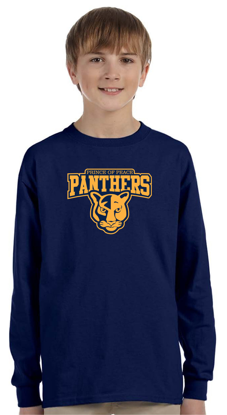 PRINCE OF PEACE SPIRITWEAR - GILDAN COTTON LONGSLEEVE - YOUTH