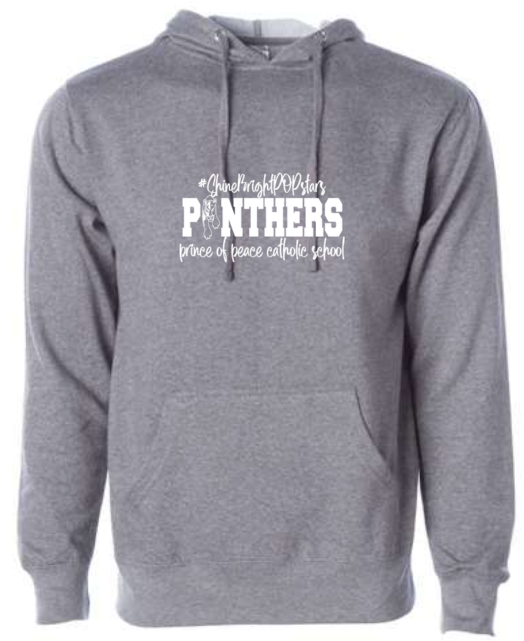 PRINCE OF PEACE STAFF- POP FULL FRONT- INDEPENDENT TRADING CO. HOODED SWEATSHIRT