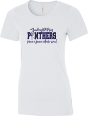 PRINCE OF PEACE STAFF- POP FULL FRONT- ATC LADIES RINGSPUN TEE