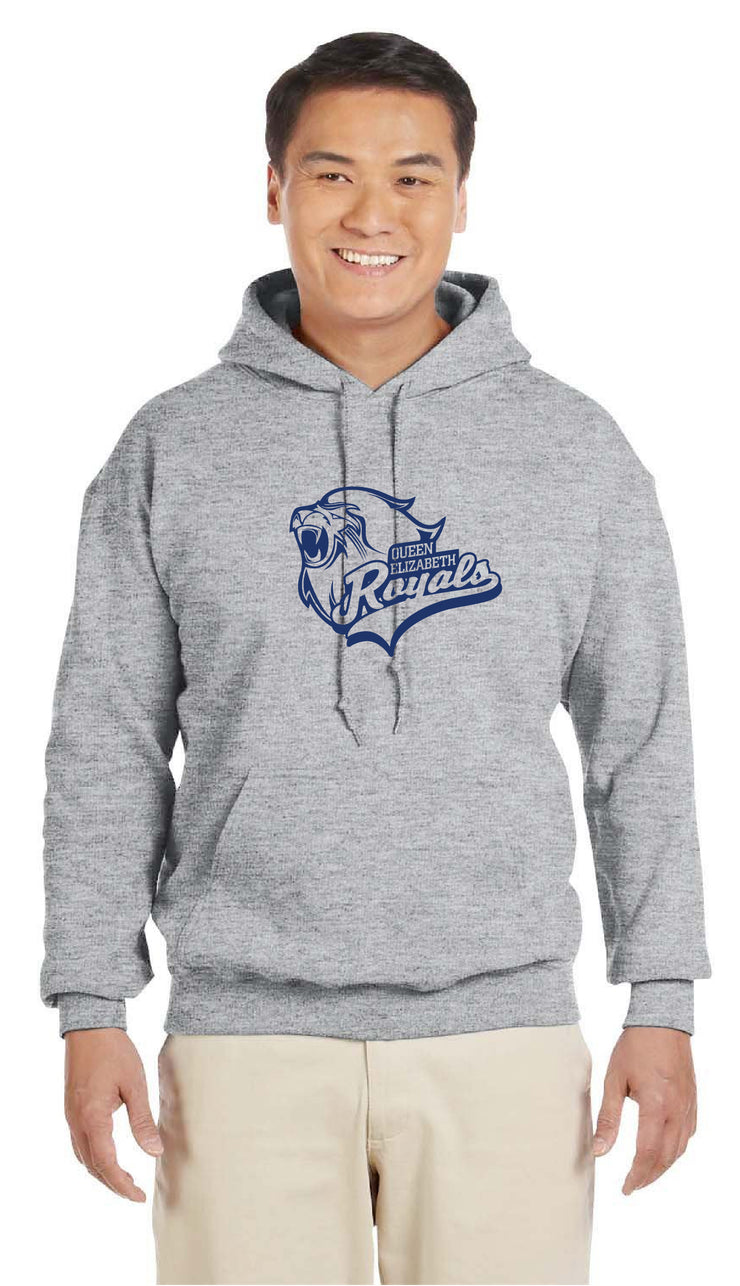 QUEEN ELIZABETH SPIRITWEAR - GILDAN HEAVY BLEND HOODIE - ADULT