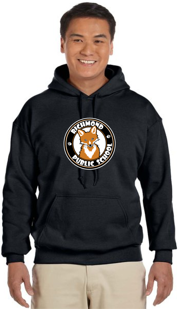 RICHMOND SPIRITWEAR - FULL FRONT - ADULT - GILDAN HEAVY BLEND HOODIE