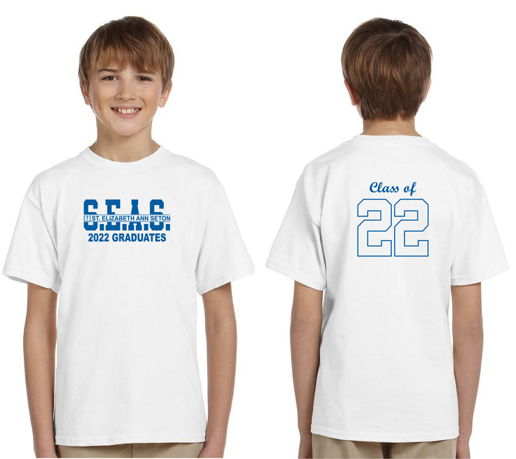 SEAS GRADWEAR - GILDAN COTTON TEE - YOUTH