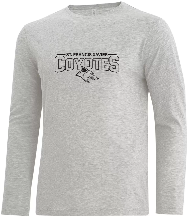 SFX STAFF WEAR- ATC EUROSPUN RINGSPUN LONG SLEEVE- COYOTES PRINT