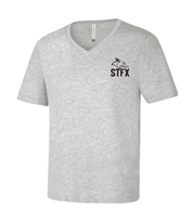 SFX STAFFWEAR- MENS ATC RINGSPUN VNECK TEE- LEFT CHEST PRINT