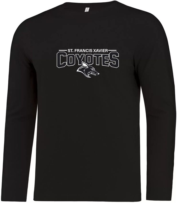 SFX STAFF WEAR- ATC EUROSPUN RINGSPUN LONG SLEEVE- COYOTES PRINT