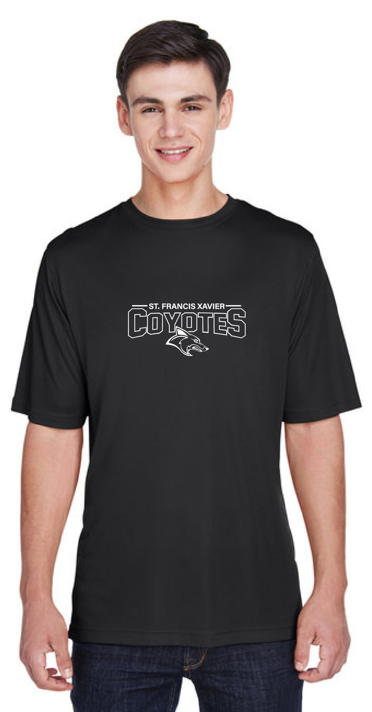 SFX SPIRITWEAR-  ADULT - TEAM 365 MOISTURE WICKING TEE- COYOTES PRINT