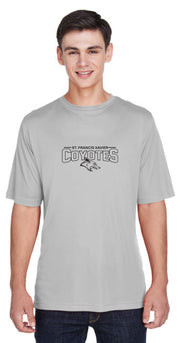 SFX SPIRITWEAR-  ADULT - TEAM 365 MOISTURE WICKING TEE- COYOTES PRINT