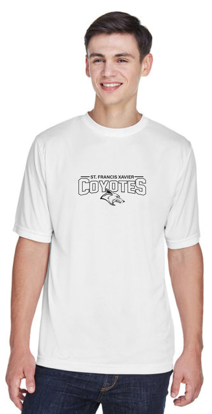 SFX SPIRITWEAR-  ADULT - TEAM 365 MOISTURE WICKING TEE- COYOTES PRINT