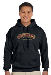 SFX SPIRITWEAR- ADULT - GILDAN COTTON HOODIE- COYOTES TWILL