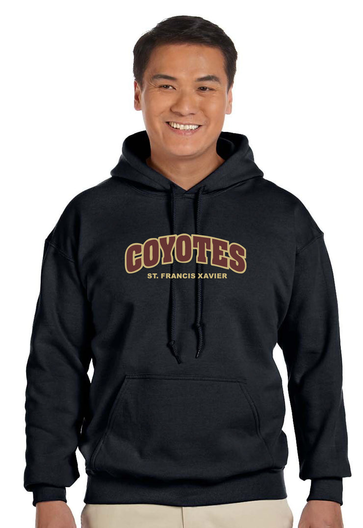 SFX SPIRITWEAR- GILDAN COTTON HOODIE- COYOTES TWILL