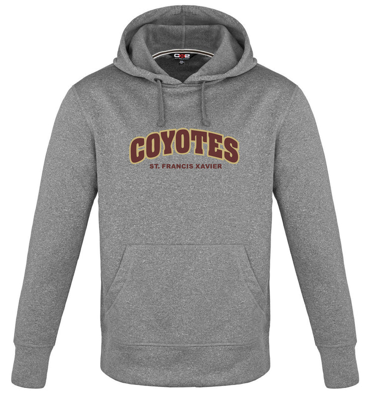 SFX SPIRITWEAR- PALM AIRE MOISTURE WICKING HOODIE- COYOTES TWILL