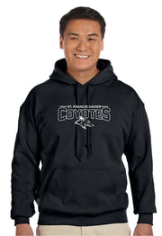 SFX SPIRITWEAR- GILDAN COTTON HOODIE- COYOTES PRINT