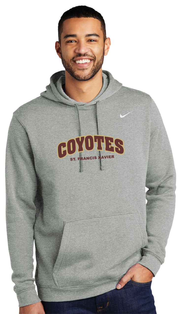 STFX STAFFWEAR - COYOTE TWILL - NIKE CLUB FLEECE PULLOVER HOODIE - ADULT