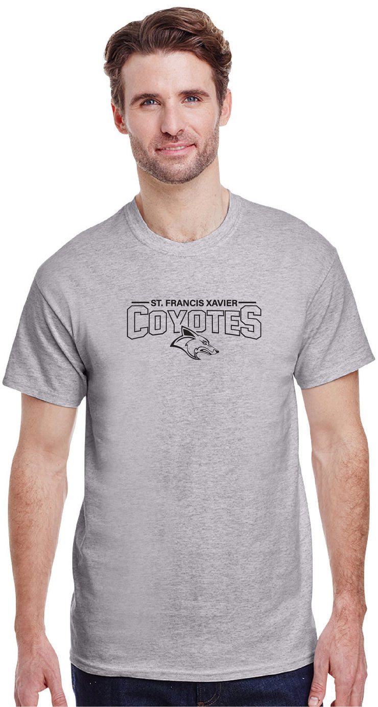 STFX SPIRITWEAR - COYOTES PRINT - GILDAN HEAVY COTTON TEE - ADULT
