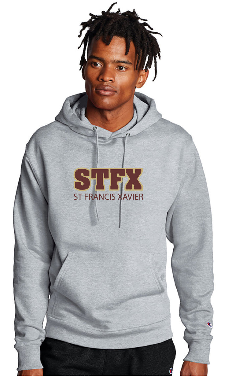 STFX SPIRITWEAR - STFX TWILL - CHAMPION COTTON HOODIE - ADULT
