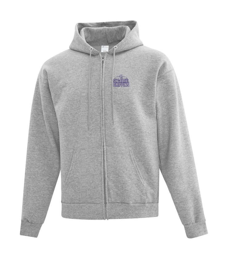 ST GABRIEL SPIRITWEAR- ADULT- ATC COTTON ZIPPED HOODIE