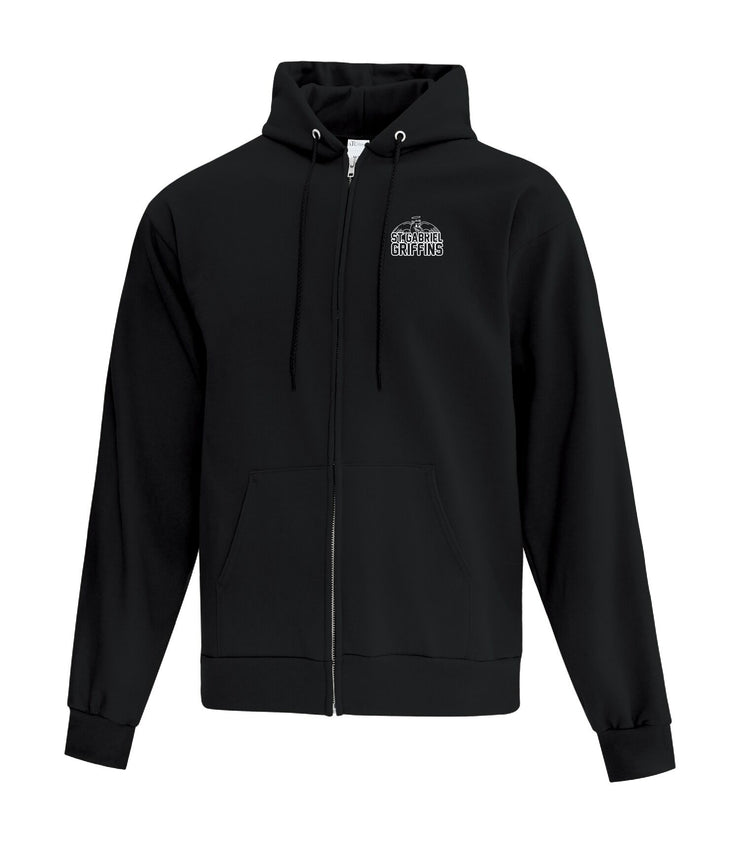 ST GABRIEL SPIRITWEAR- ADULT- ATC COTTON ZIPPED HOODIE