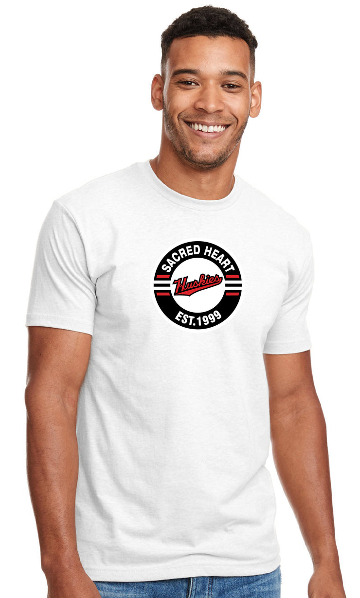 SACRED HEART STAFF WEAR - CIRCLE LOGO - NEXT LEVEL RINGSPUN TEE