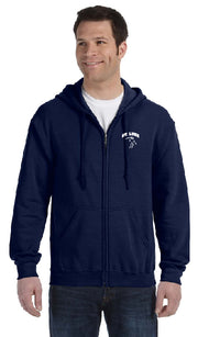 ST. LUKE OTTAWA SPIRITWEAR - ADULT - GILDAN HEAVY BLEND ZIPPED HOODIE