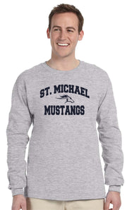 ST MICHAEL HIGH SCHOOL SPIRITWEAR - PRINT - GILDAN LONGSLEEVE - ADULT
