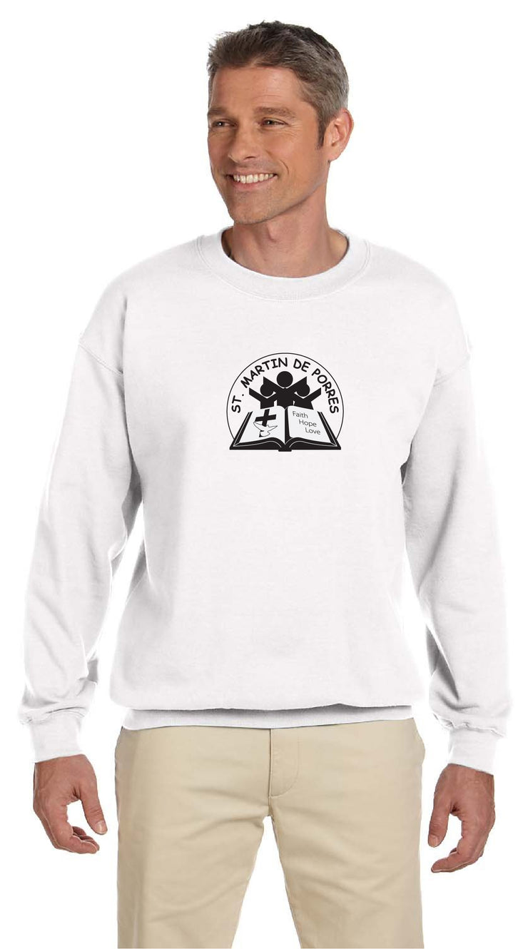 ST. MARTIN DE PORRES SPIRITWEAR - CIRCLE LOGO - GILDAN COTTON SWEATSHIRT