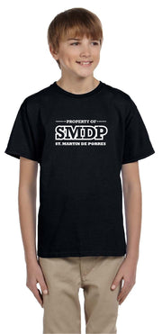 ST. MARTIN DE PORRES SPIRITWEAR - SMDP LOGO - GILDAN COTTON TEE
