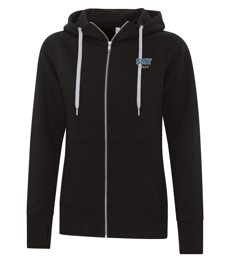 SMY STAFFWEAR - ATC CORE FULL ZIPPED HOODIE - LADIES