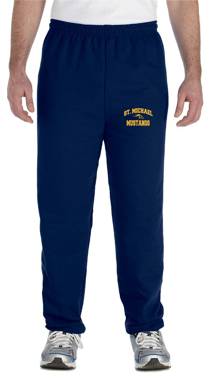 ST MICHAEL HIGH SCHOOL SPIRITWEAR - GILDAN COTTON SWEATPANT - ADULT