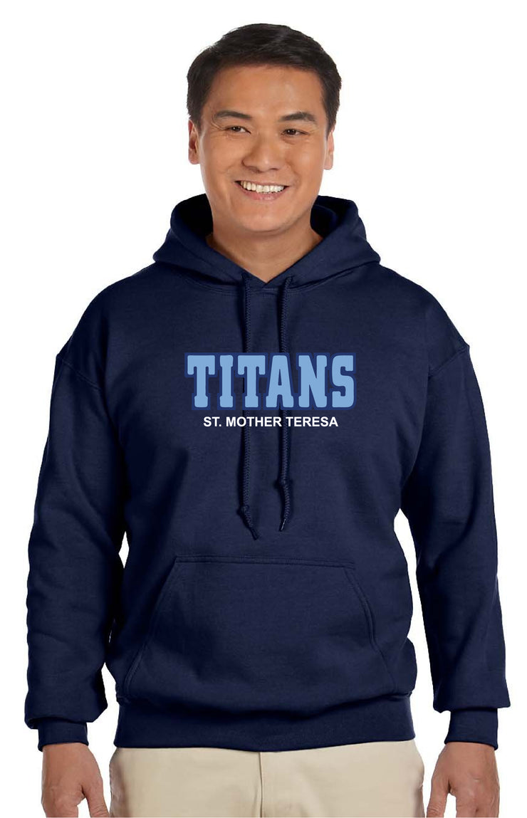 SMT SPIRITWEAR - TITANS TWILL - GILDAN HEAVY BLEND COTTON HOODIE - ADULT