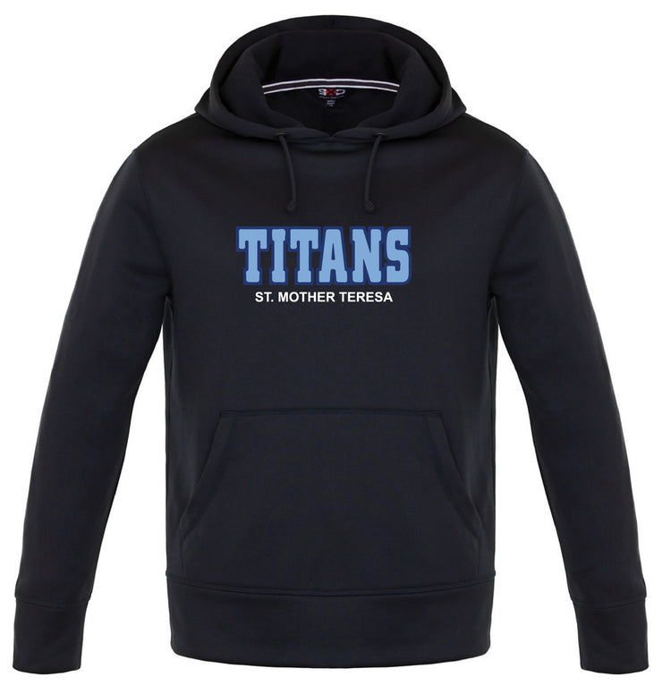 SMT SPIRITWEAR- TITANS- ADULT PALM AIRE PERFORMANCE HOODIE-TWILL