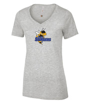 ST. RITA STAFFWEAR - ATC RINGSPUN V NECK - LADIES
