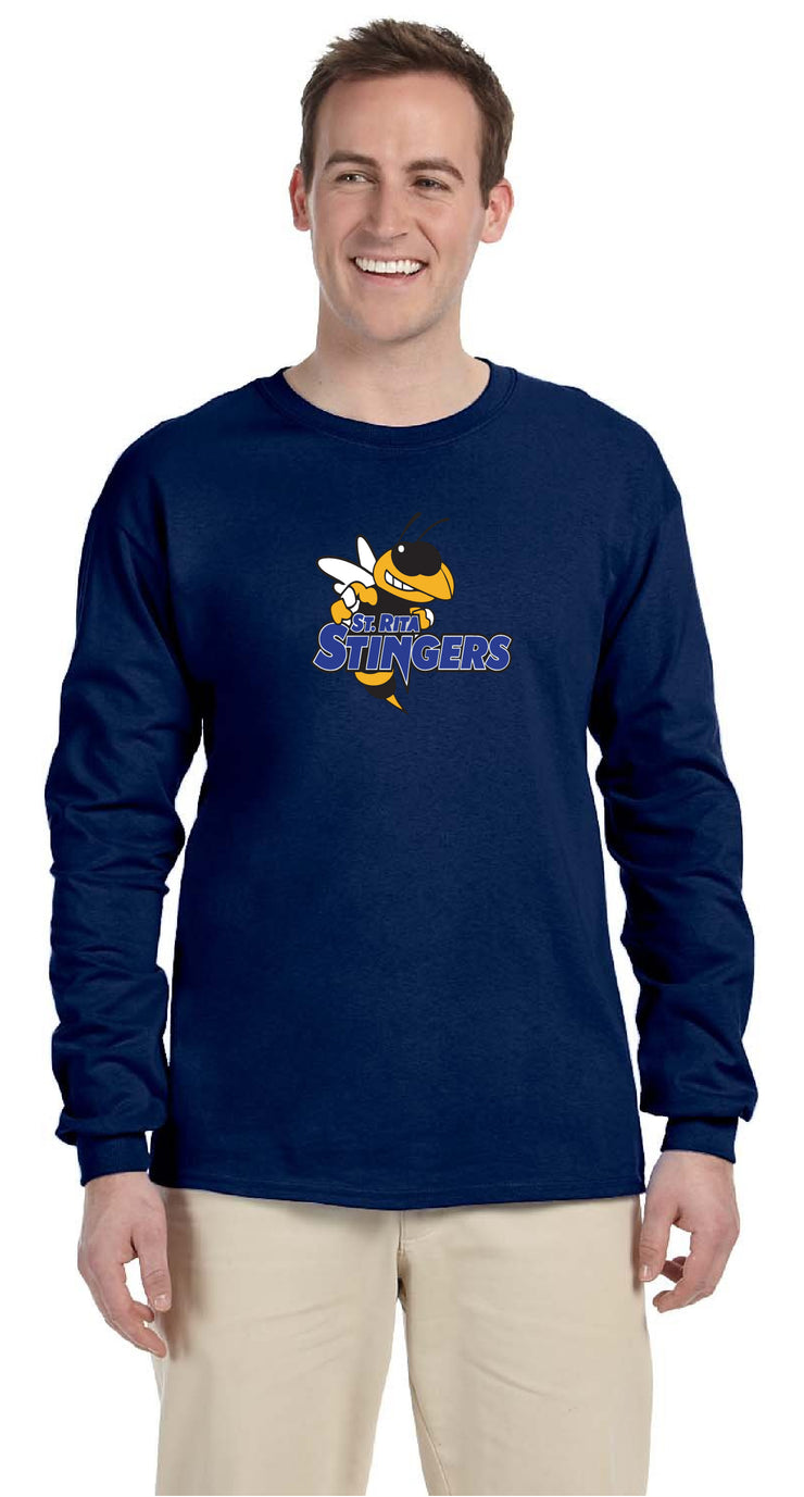 ST. RITA STAFFWEAR - GILDAN COTTON LONGSLEEVE - ADULT