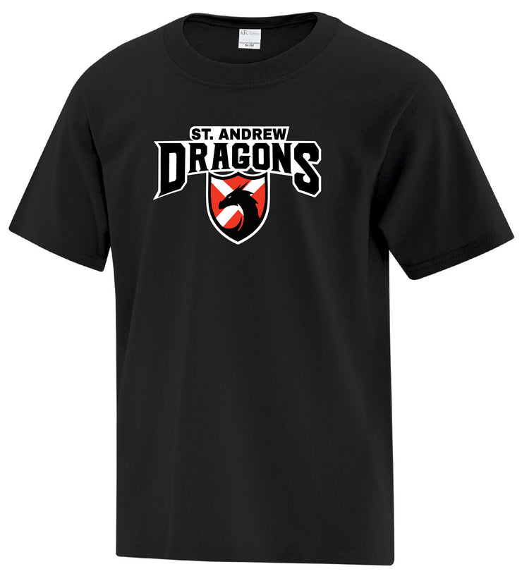 ST. ANDREW SPIRITWEAR - DRAGONS - ATC COTTON TEE