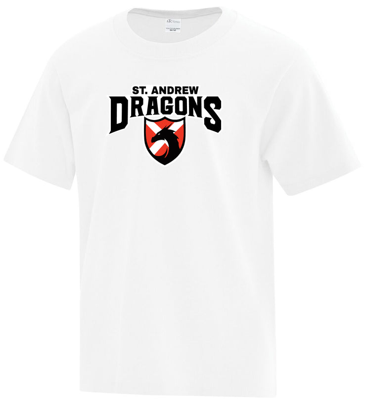 ST. ANDREW SPIRITWEAR - DRAGONS - ATC COTTON TEE