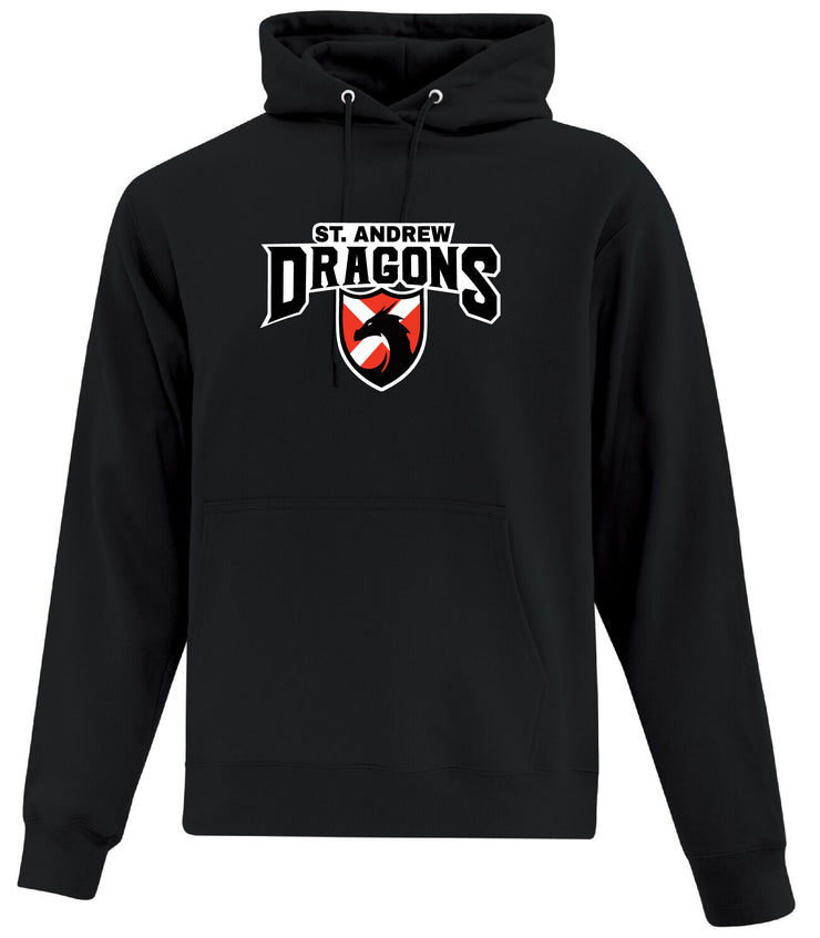 ST. ANDREW SPIRITWEAR - DRAGONS - ADULT - ATC COTTON HOODIE