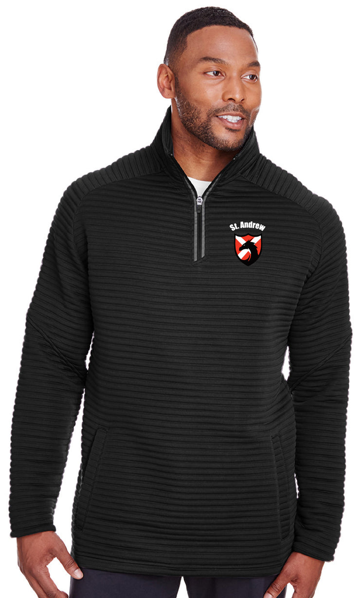 ST. ANDREW STAFFWEAR- MENS SPYDER QUARTER ZIP FLEECE