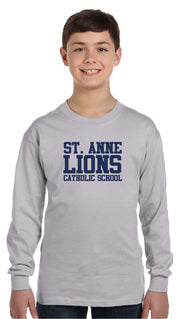 ST. ANNE SPIRITWEAR - TEXT - GILDAN LONGSLEEVE - YOUTH
