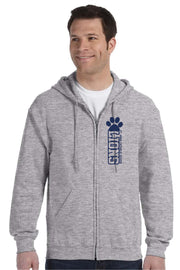 ST. ANNE SPIRITWEAR - LIONS - GILDAN ZIPPED HOODIE - ADULT
