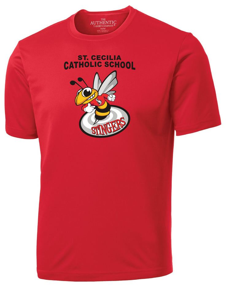 ST. CECILIA SPIRITWEAR- ADULT ATC MOISTURE WICKING TEE