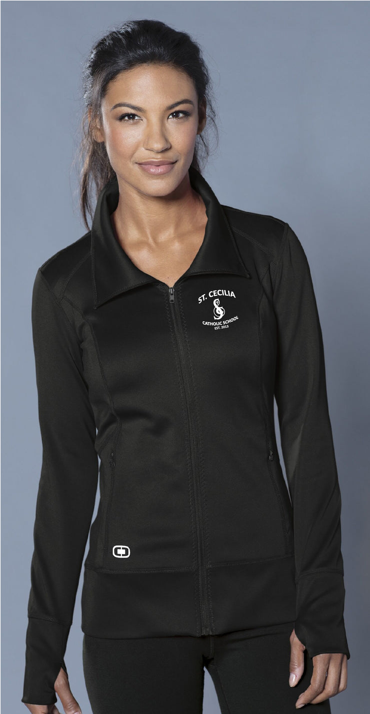 ST. CECILIA STAFFWEAR- LADIES OGIO ENDURANCE FULCRUM ZIP