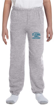 ST. GEMMA SPIRITWEAR-YOUTH-GILDAN SWEATPANTS-JAGUARS