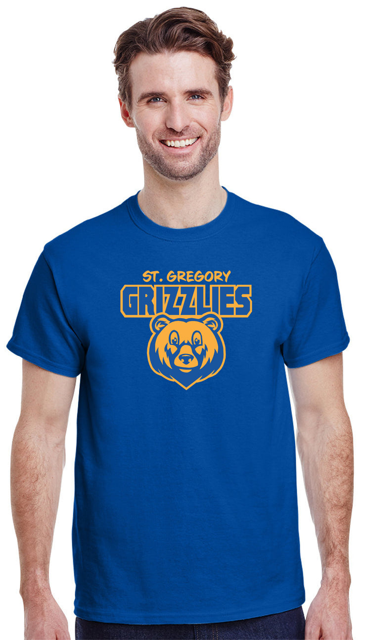 ST. GREGORY SPIRITWEAR - GILDAN COTTON TEE - ADULT