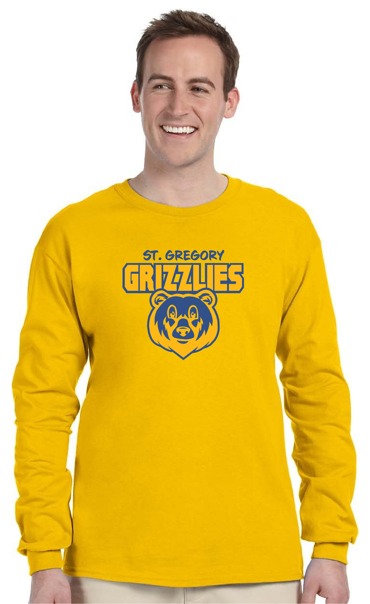 ST. GREGORY SPIRITWEAR - ADULT - GILDAN COTTON LONGSLEEVE